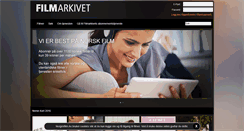 Desktop Screenshot of filmarkivet.no